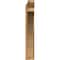 Ekena Millwork Thorton Slat Rough Sawn Outlooker, Western Red Cedar, 6"W x 34"D x 38"H OUT06X34X38THR06RWR - alternate 3